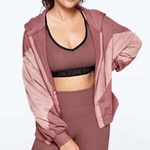 PINK Victoria's Secret Mauve Bomber Jacket